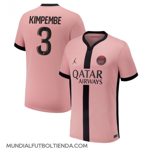 Camiseta Paris Saint-Germain Presnel Kimpembe #3 Tercera Equipación Replica 2024-25 mangas cortas